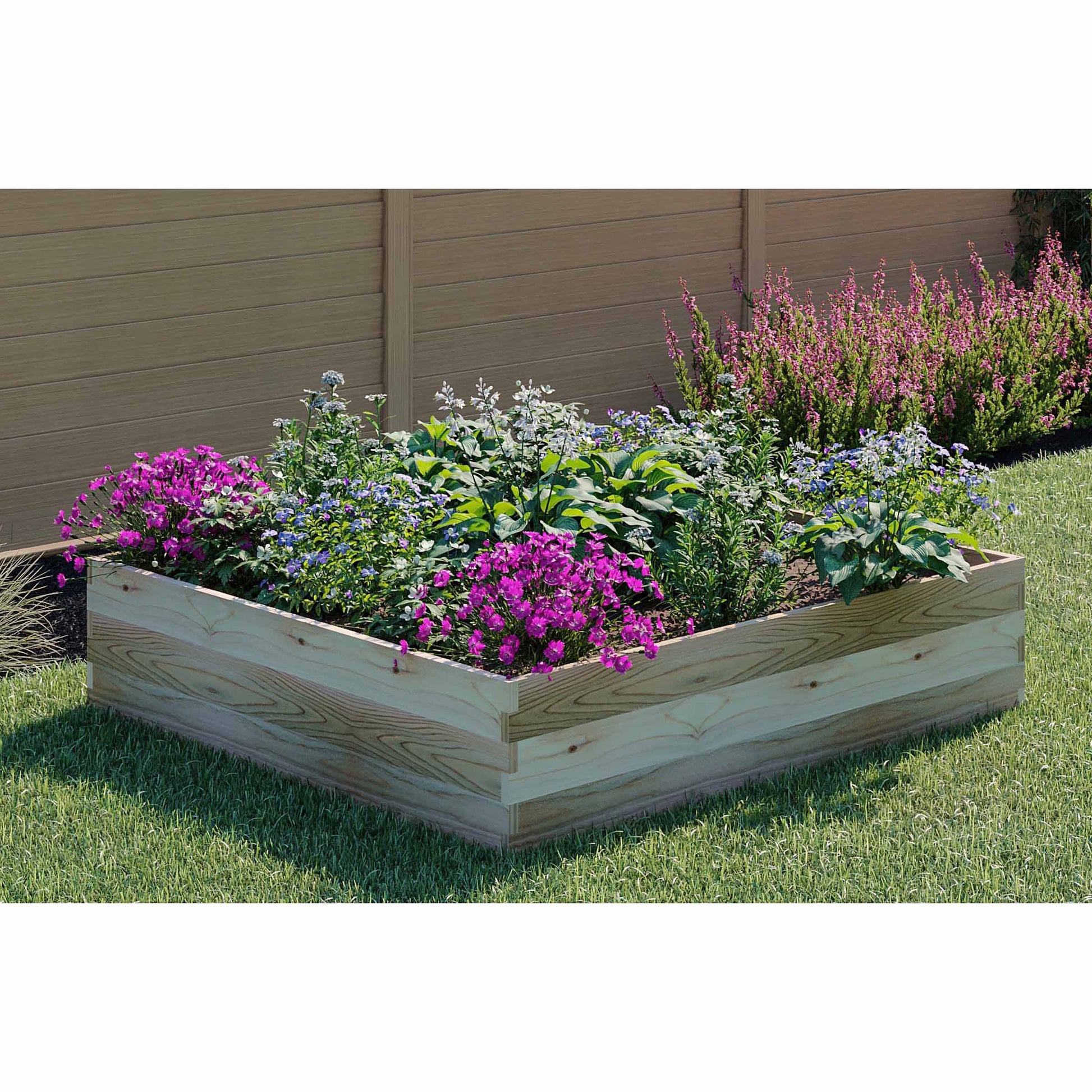 Cedar Raised Garden Bed 45" x 45" x 10-1/2"H alt 0