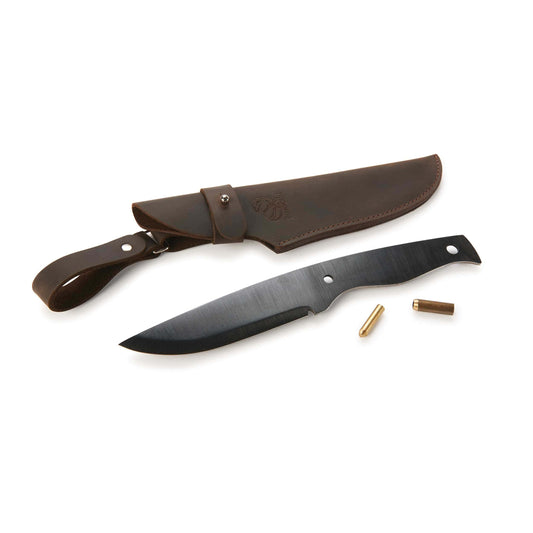 Nightfall Fixed Blade Bushcraft Knife for Hunting and Fishing - 9-5/8" - Unfinished Kit alt 0