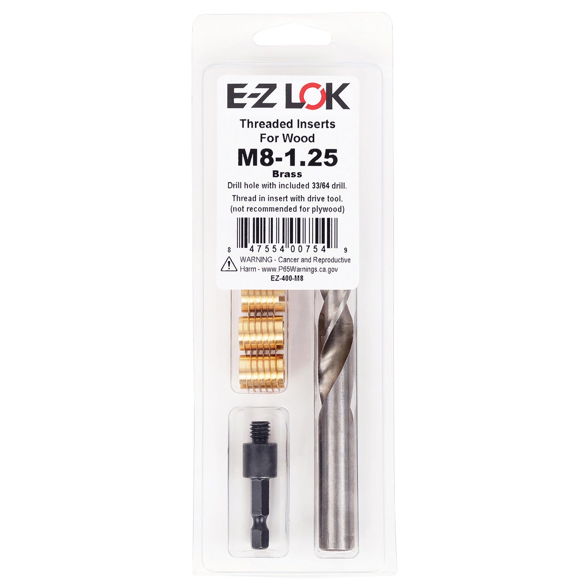 E-Z Knife™ Threaded Insert Kit - M8-1.25 alt 0