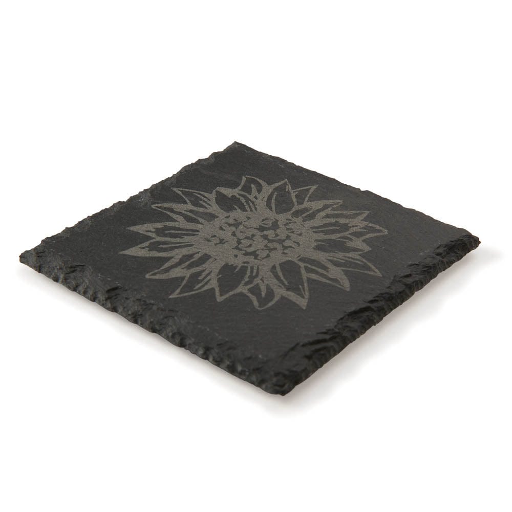 Engravable Slate Coasters - 4 Piece