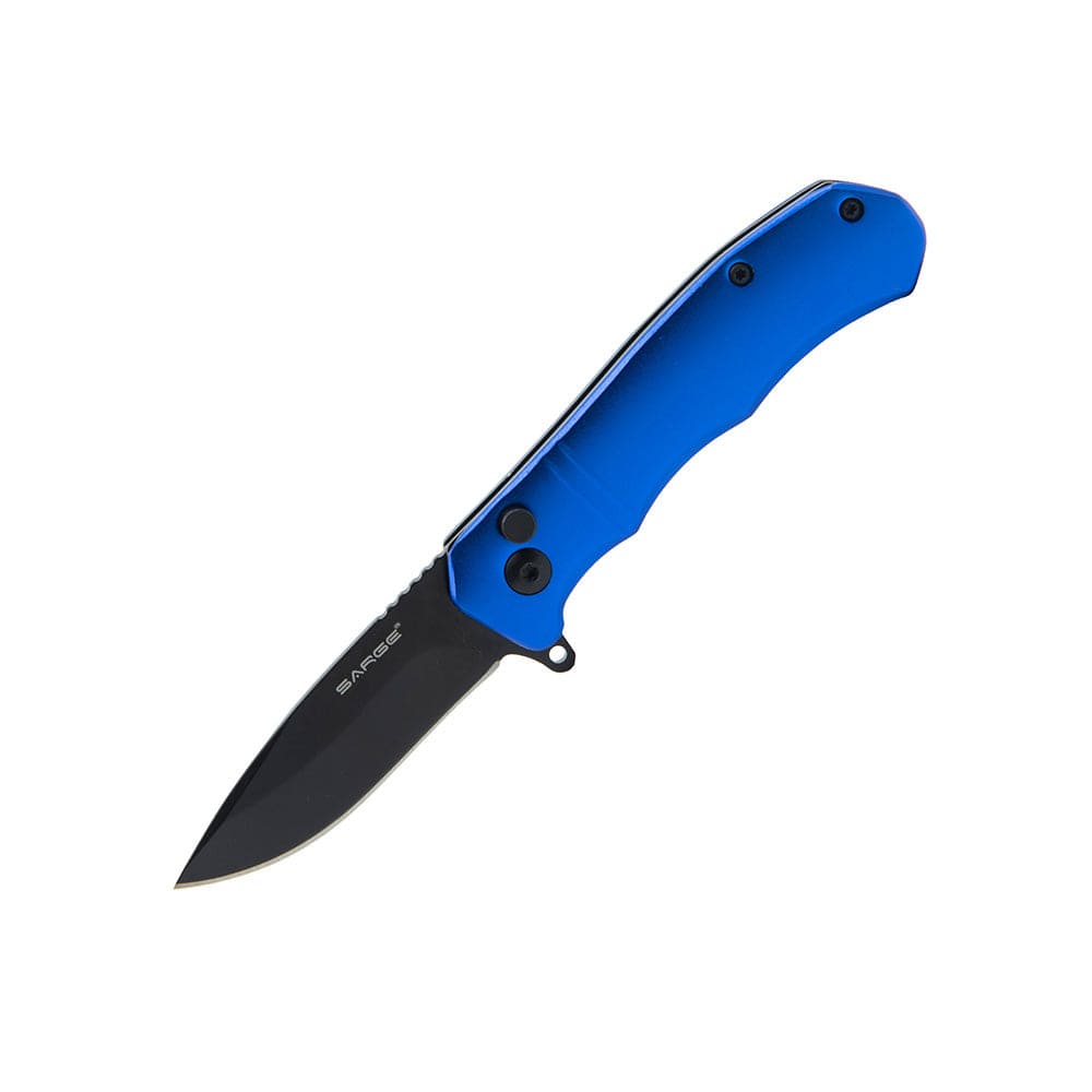 Control - Blue Turbo Lock Folder Pocket Knife