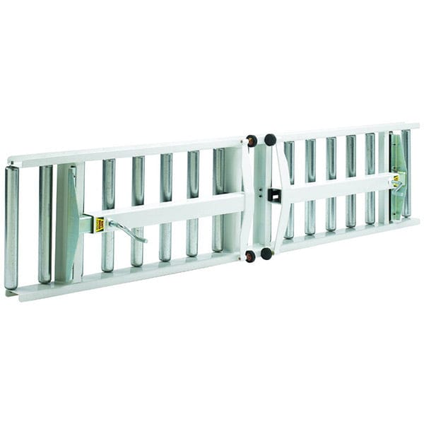 Adjustable Folding Roller Conveyor Table, 66" x 24", HRT-90 alt 0