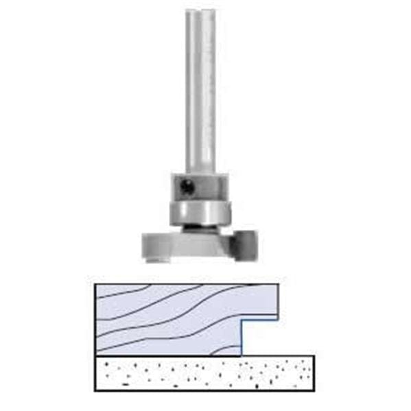 3110B Slot And Undercut Router Bit 1-1/2" D X 1/4" A X 1/2" B X 2" OL alt 0