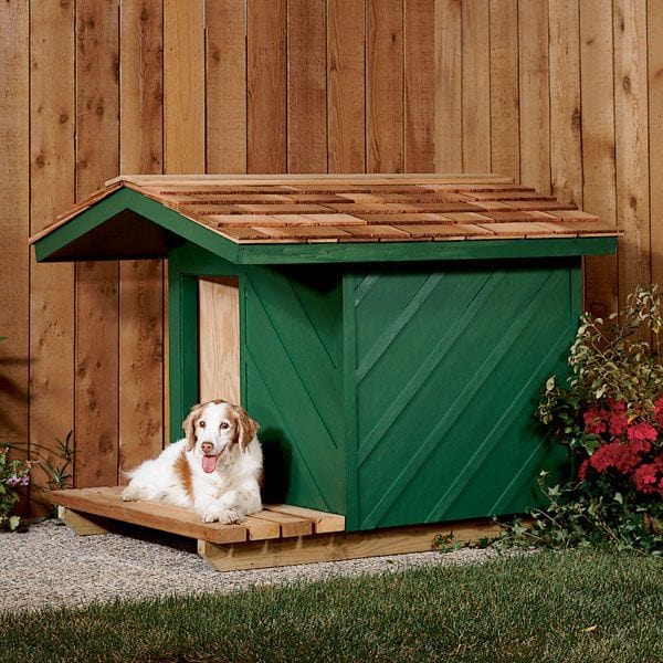 Woodworking Project Paper Plan to Build Dog House alt 0