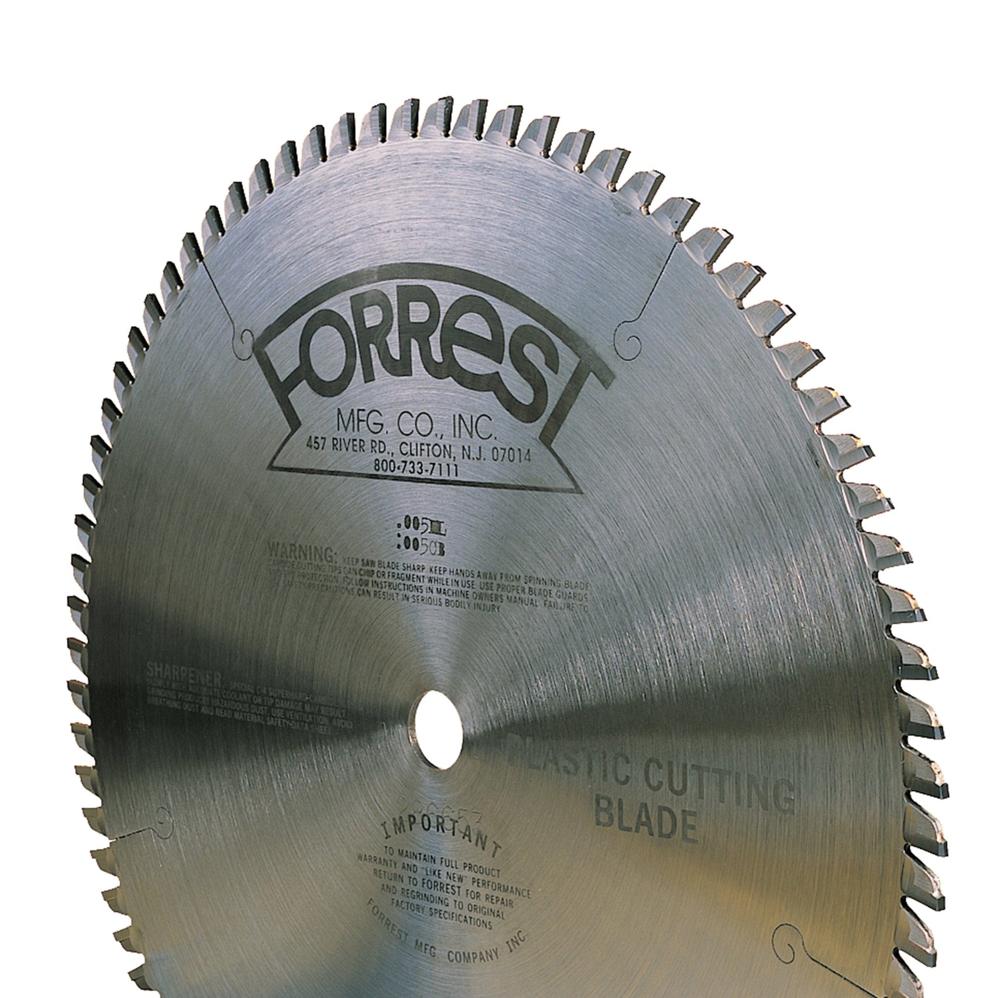 NM108011100 No Melt Saw Blade, Thin-Kerf, 10" x 80 Tooth alt 0