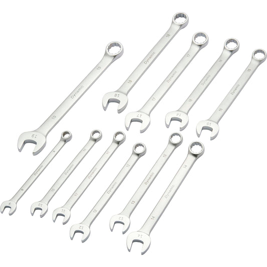 Wrench Set, Contractor Series, with Satin Finish, 11pc, Metric, Combination, 9mm - 19mm alt 0