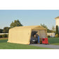 Auto Shelter, 10' x 20' x 8', Peak Style Instant Garage, Sandstone alt 0