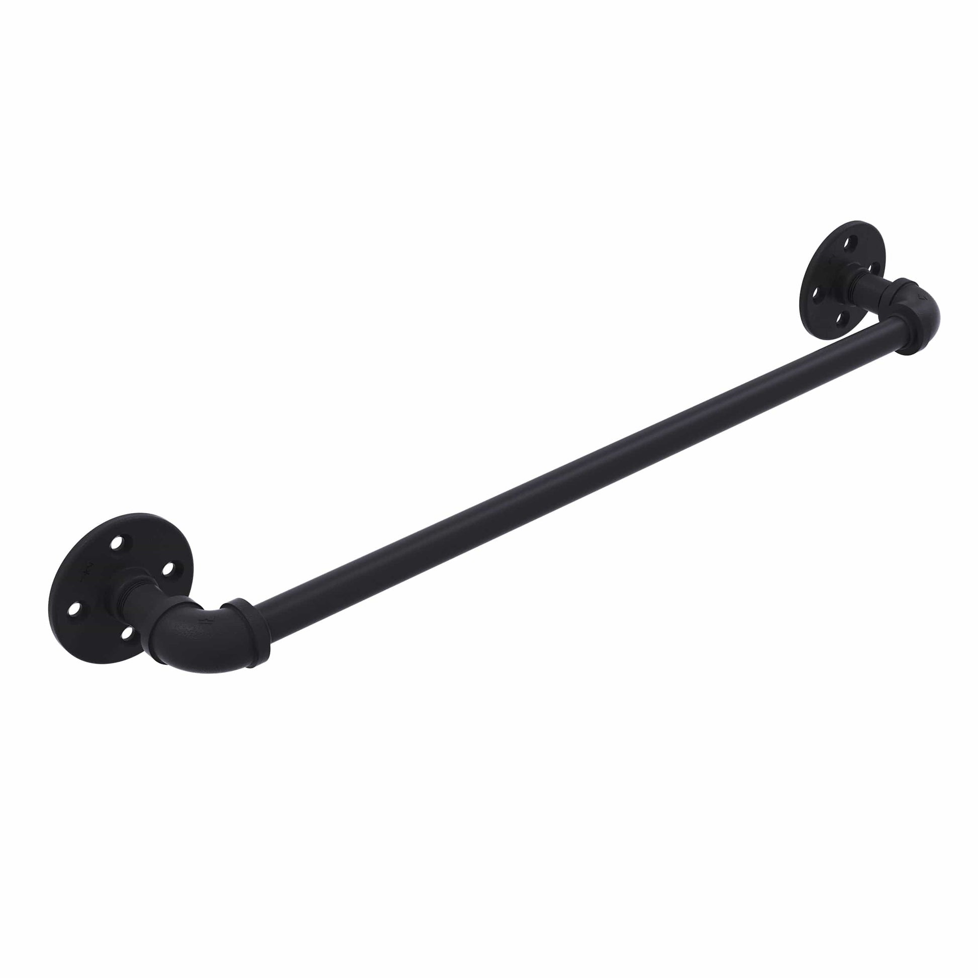  18" Towel Bar, Matt Black Finish alt 0