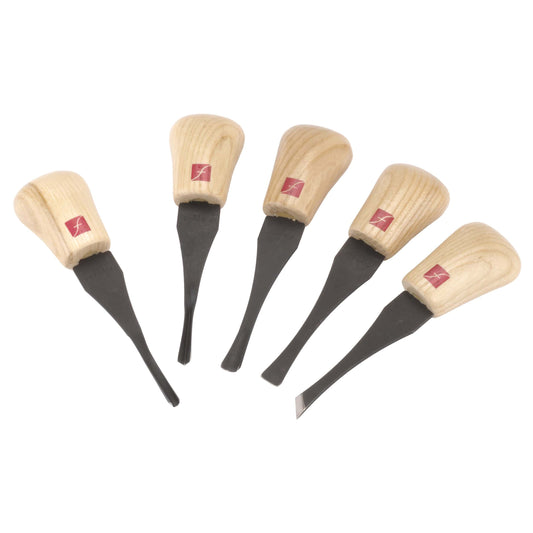 Beginners Palm Handled Carving Tool Set - 5 Piece alt 0