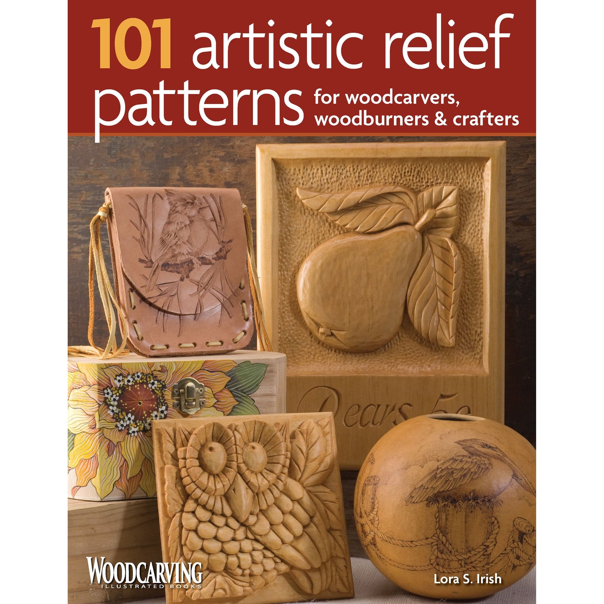 101 Artistic Relief Patterns for Woodcarvers, Woodburners and Crafters alt 0