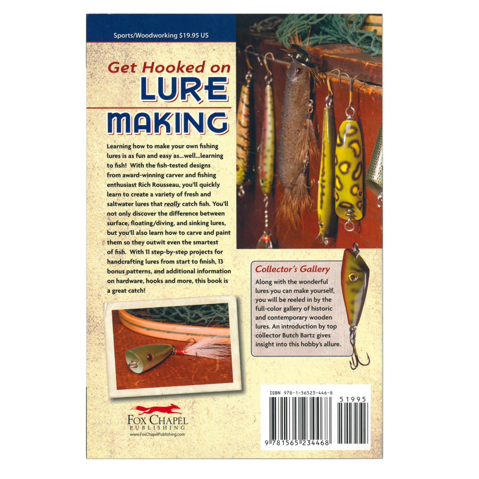 Making Wooden Fishing Lures: Carving and Painting Techniques that Really  Catch Fish: Rousseau, Rich: 9781565234468: Books 