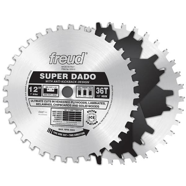 SD512 12" Super Dado Set 36 Teeth alt 0