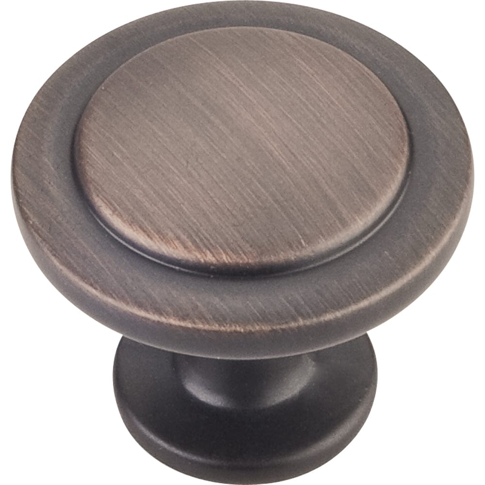 Gatsby Knob, 1-1/4" Dia.,  Brushed Oil Rubbed Bronze alt 0