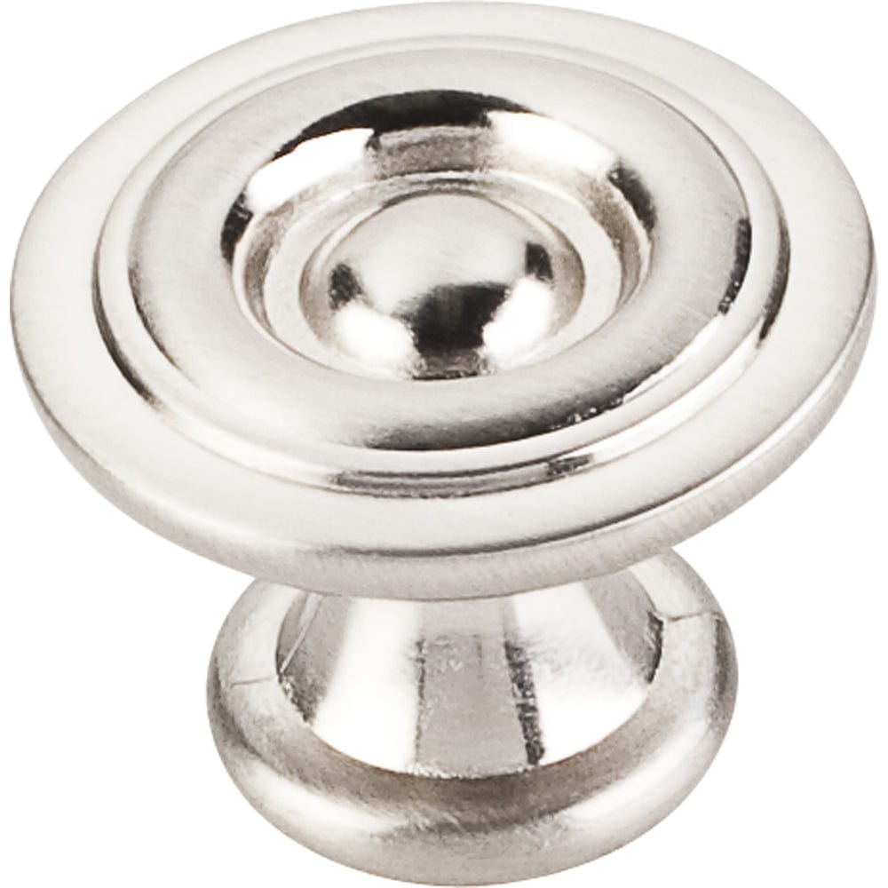 Syracuse Knob, 1-3/16" O.L., Satin Nickel alt 0