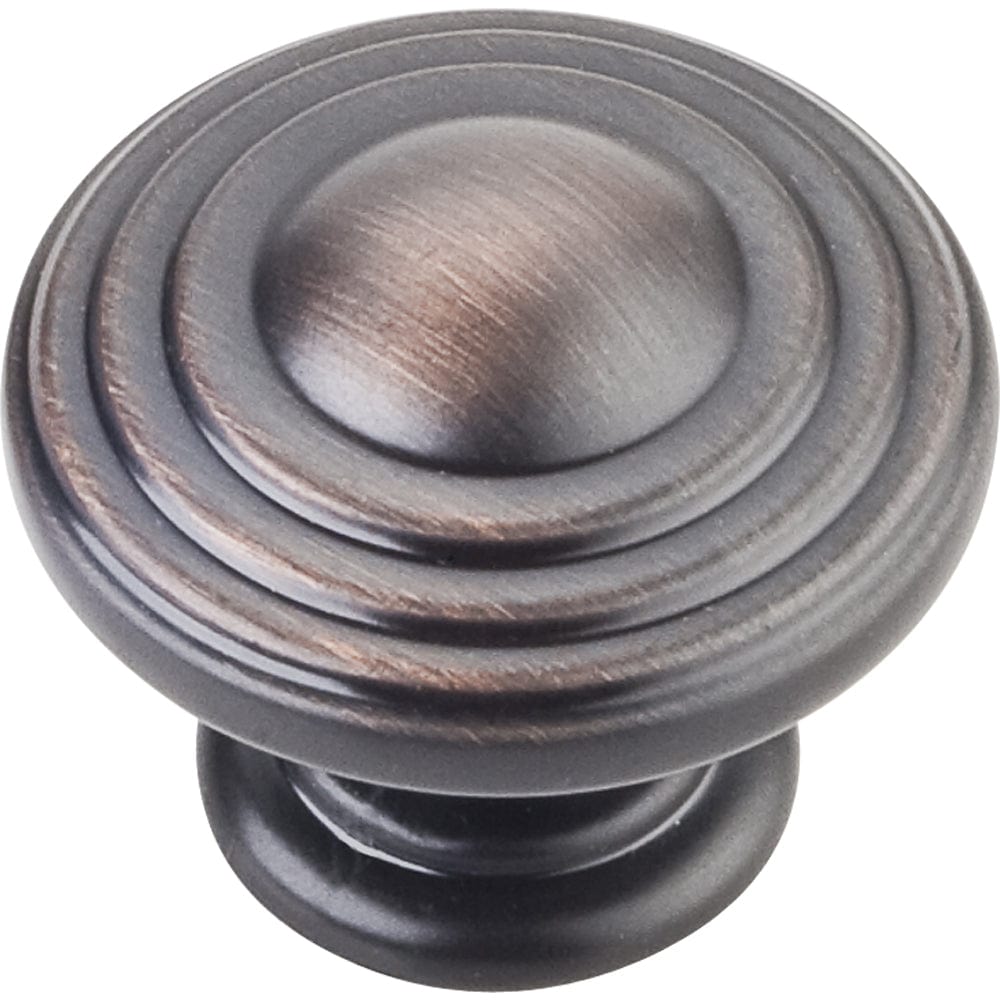 Bremen 2 Stacked Knob, 1-1/4" Dia.,  Brushed Oil Rubbed Bronze alt 0