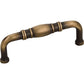 Durham Pull, 3" C/C, Antique Brushed Satin Brass alt 0