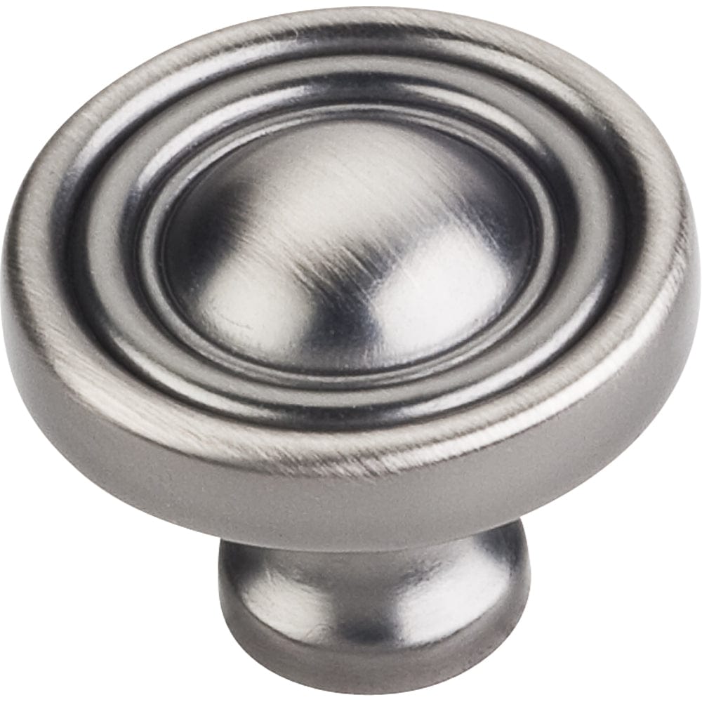 Bella Round Knob, 1-3/8" Dia.,  Brushed Pewter alt 0