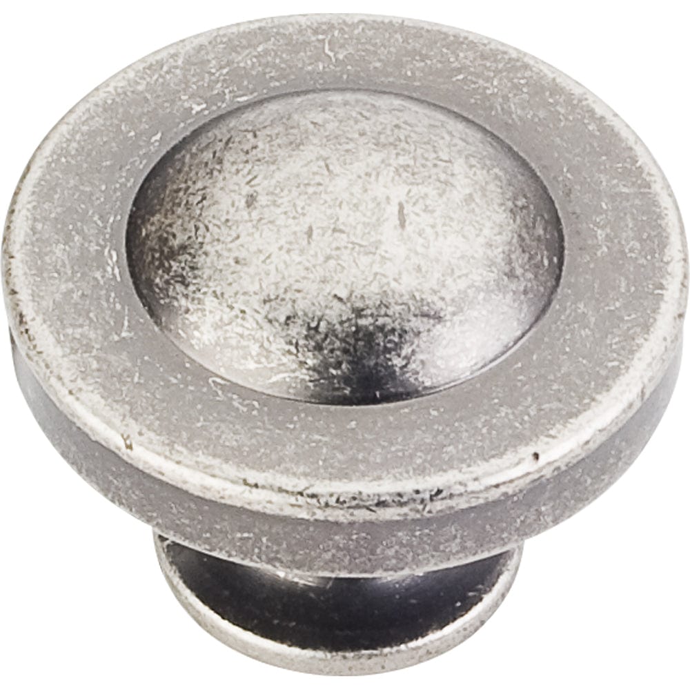 Cordova Knob, 1-1/4" Dia.,  Distressed Pewter alt 0