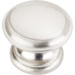 Cordova Knob, 1-3/8" Dia.,  Satin Nickel alt 0