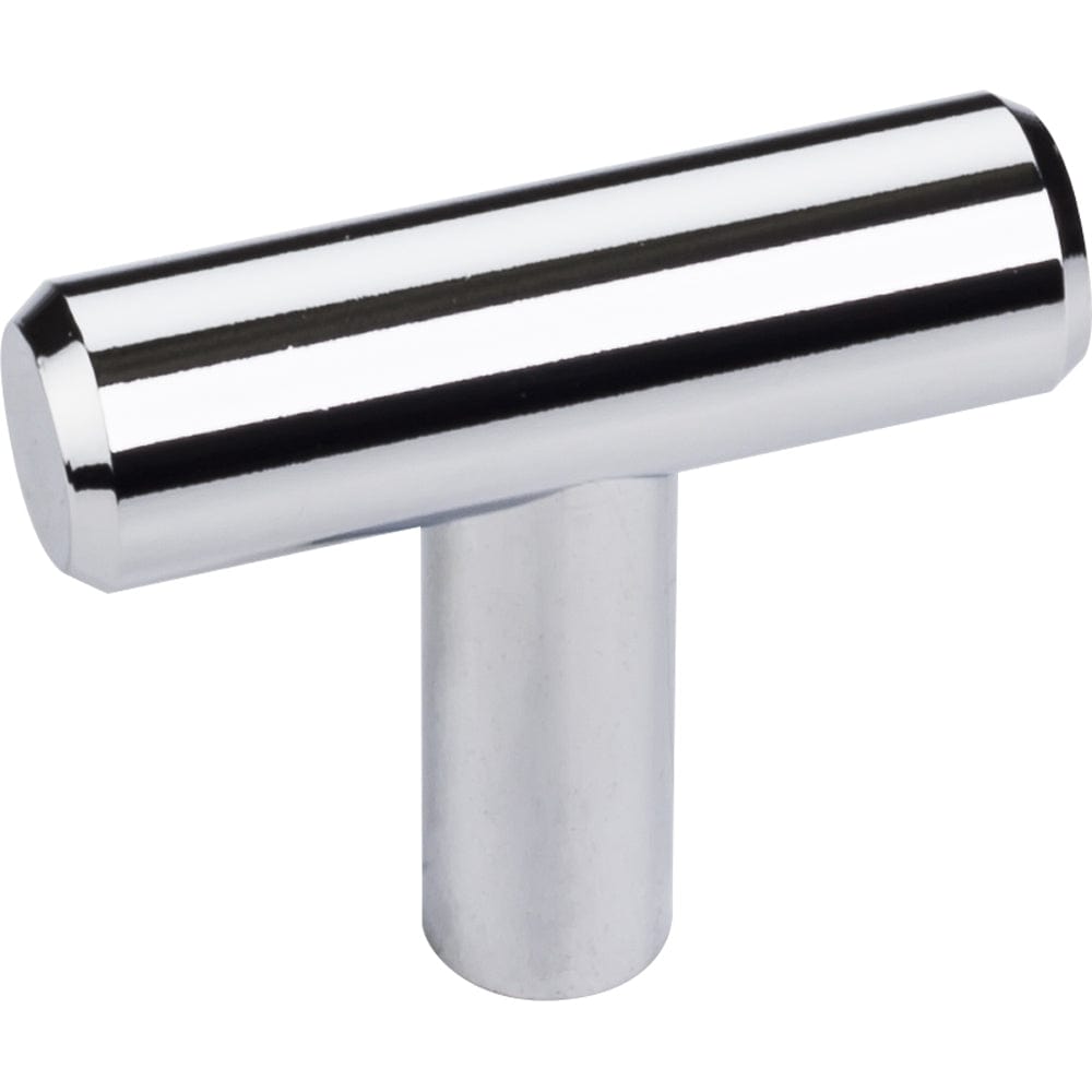 Naples "T" Knob, 1-9/16" O.L.,, Polished Chrome alt 0