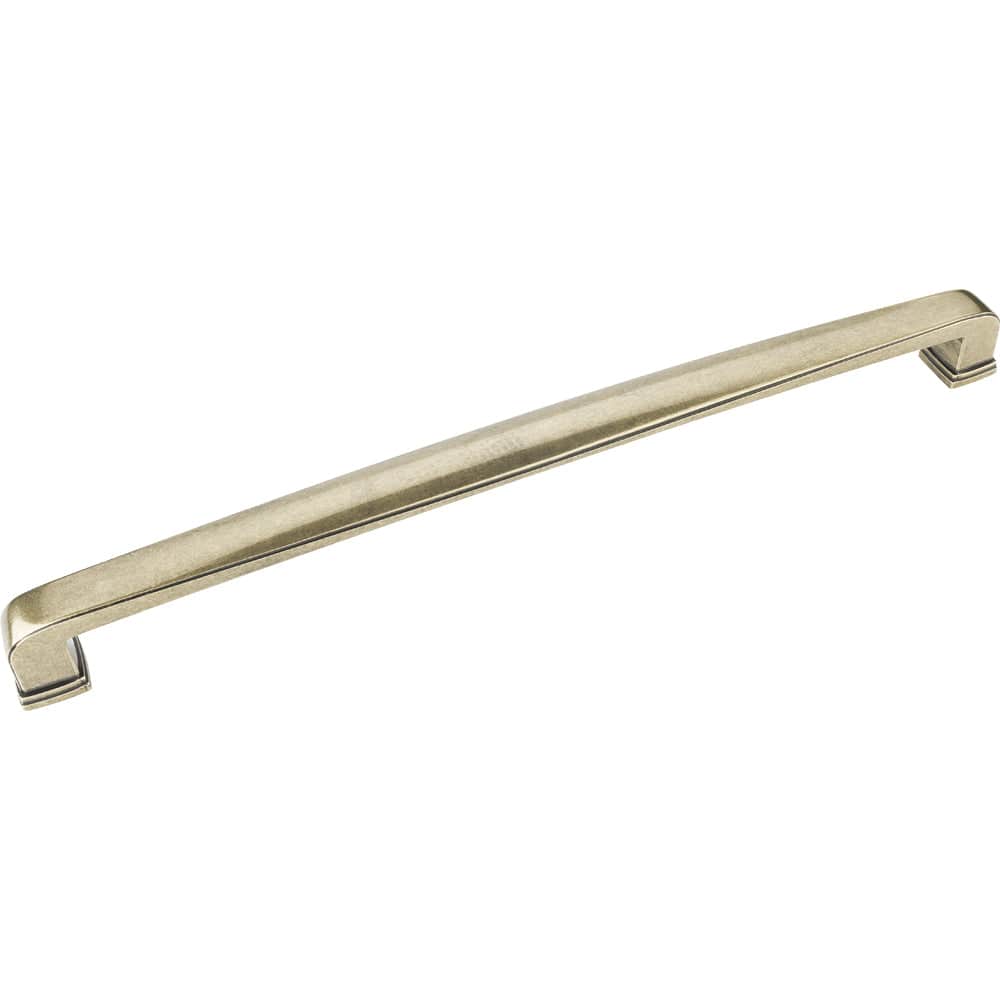 Milan 1 Appliance Handle, 12" C/C,  Distressed Antique Brass alt 0