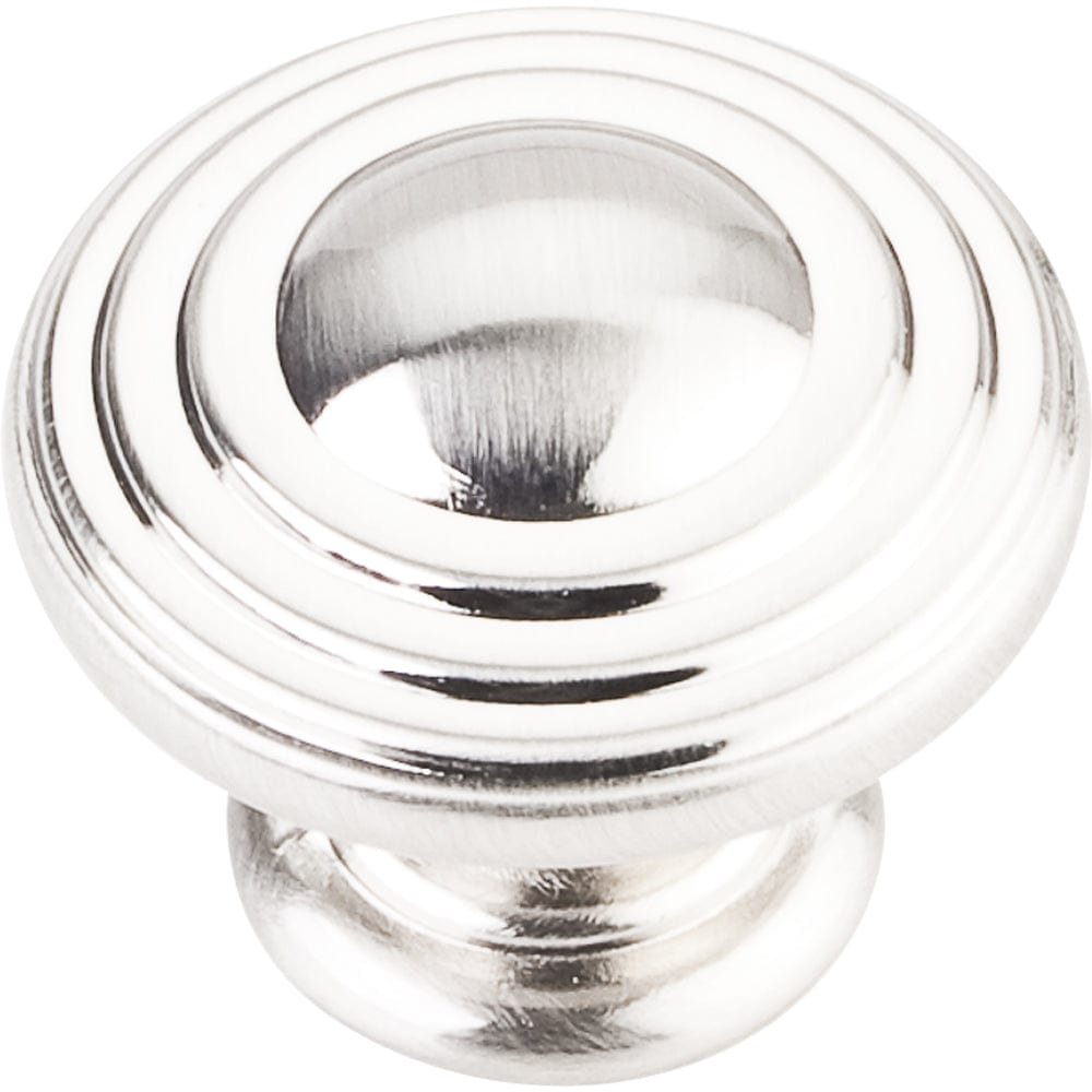 Bremen 2 Stacked Knob, 1-1/4" Dia.,  Satin Nickel alt 0