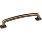 Belcastel 1 Pull, 128 mm C/C, Distressed Antique Brass alt 0