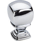 Katharine Knob, 7/8" O.L., Polished Chrome alt 0