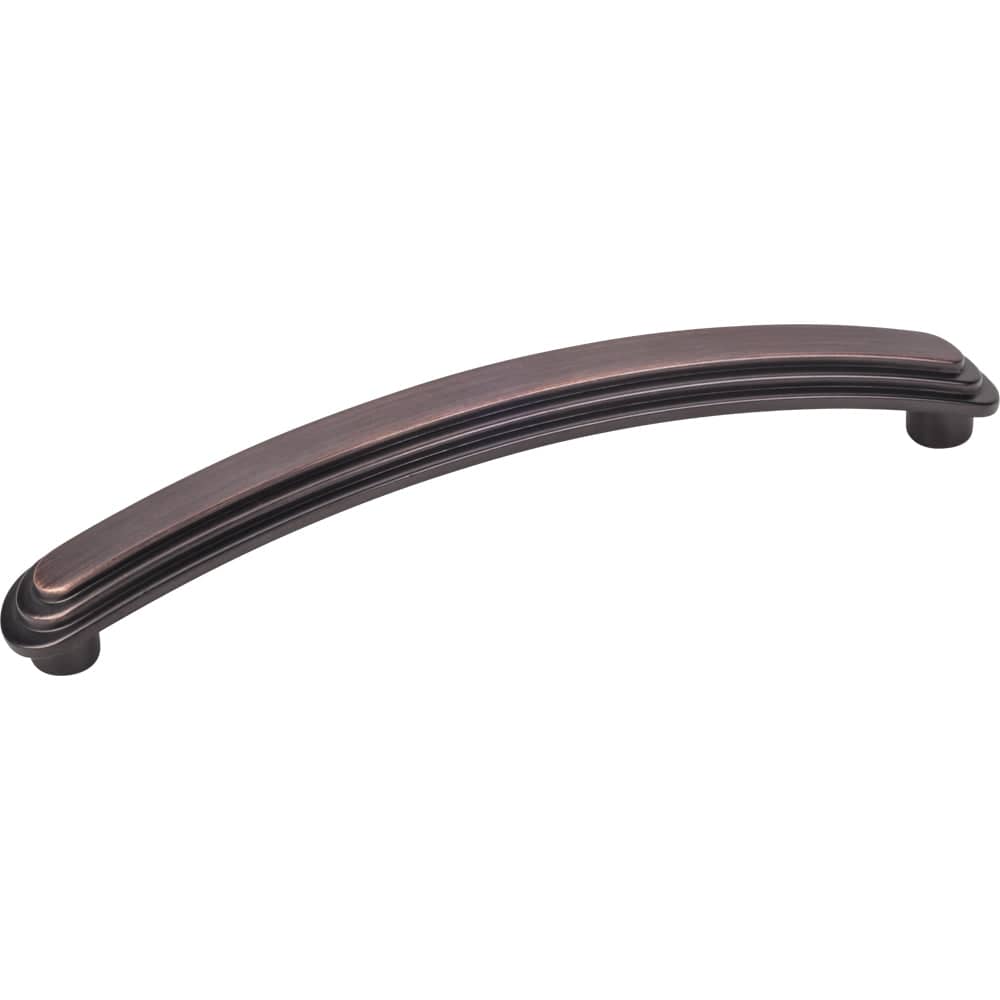 Calloway Rounded Stepped Pull, 128 mm C/C, Brushed Oil Rubbed Bronze alt 0