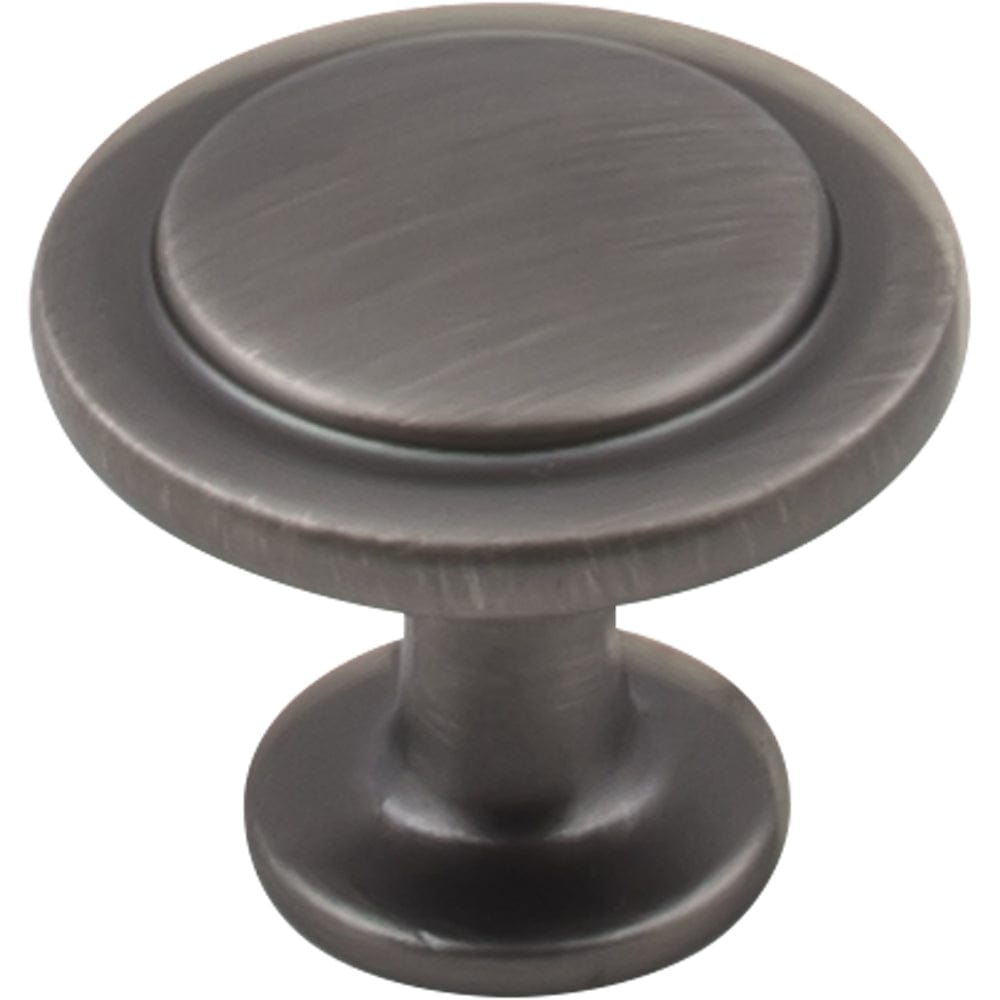 Gatsby Knob, 1-1/4" Dia.,  Brushed Pewter alt 0