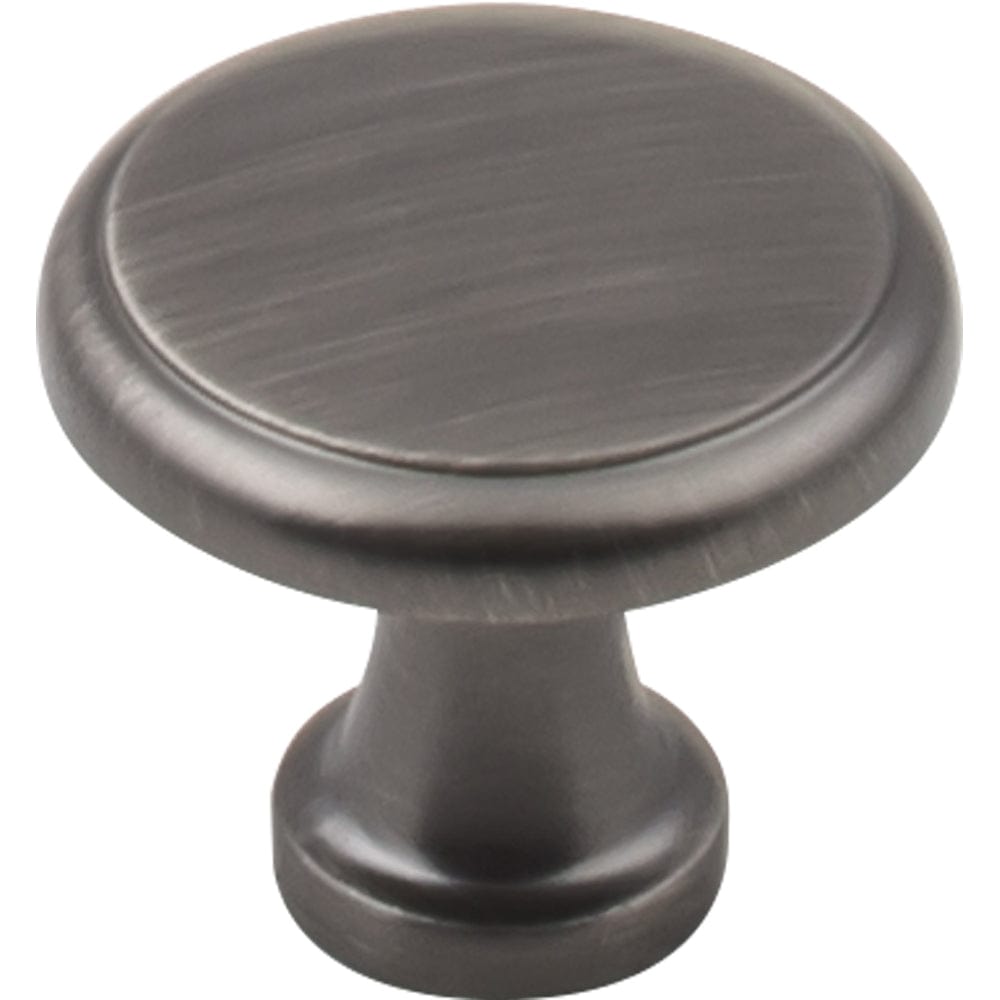 Gatsby Knob, 1-1/8" Dia.,  Finnish -Brushed Pewter alt 0