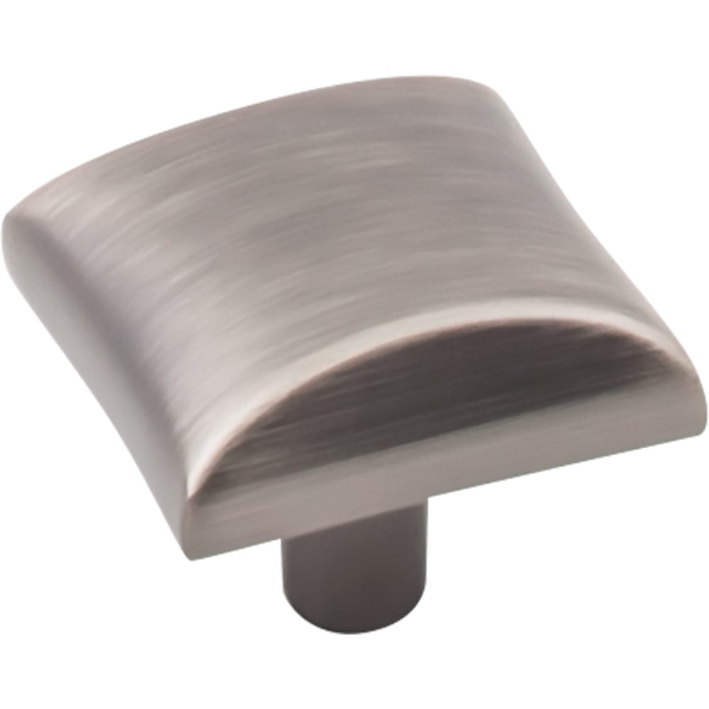 Glendale Knob, 1-1/8" O.L.,  Brushed Pewter alt 0