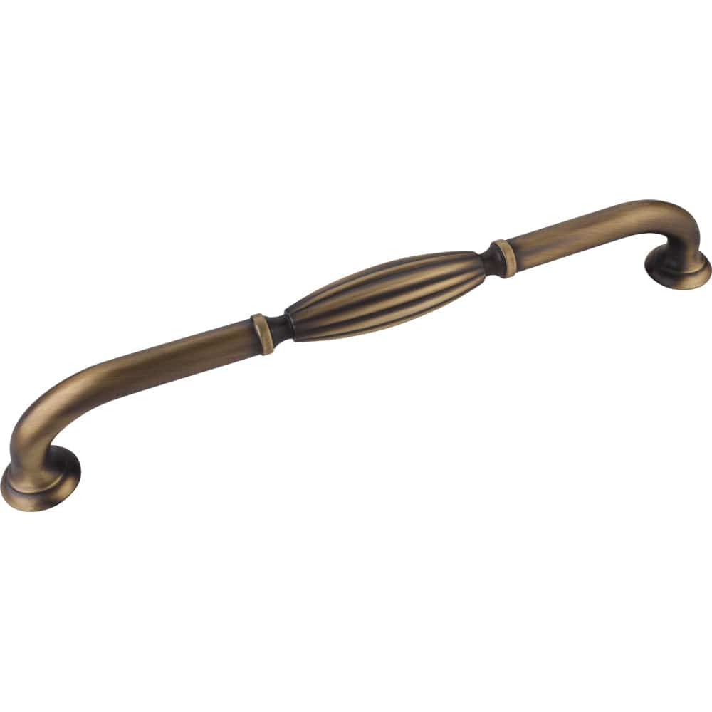 Glenmore Appliance Handle, 12" C/C, Antique Brushed Satin Brass alt 0