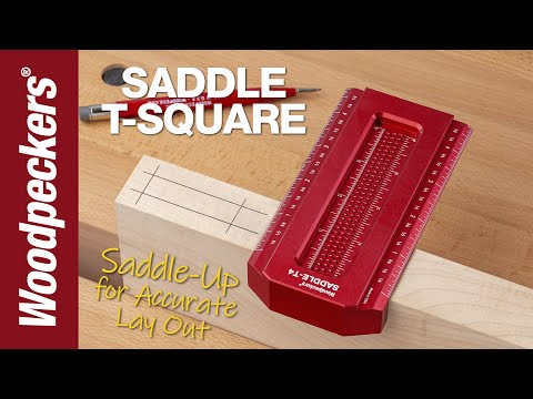 Handy Woodworking Saddle T-Square | Woodpeckers Tools